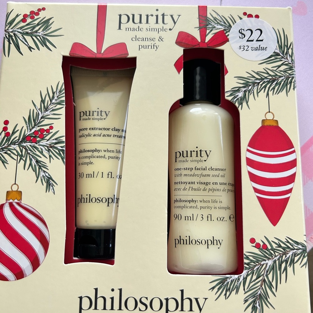 Philosophy Purity Made Simple Cleanse & Purify Set - Cream and Black
